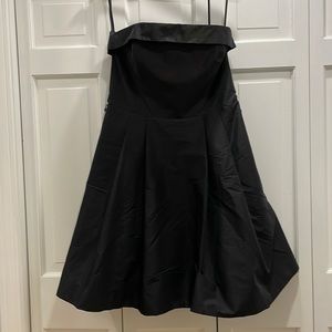 White House Black Market formal black strapless dress